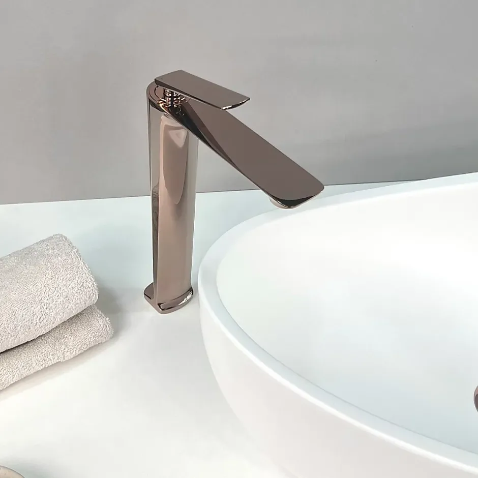 Kroos Mitigeur vasque Or rose - Tureis* Robinet Lave-Mains