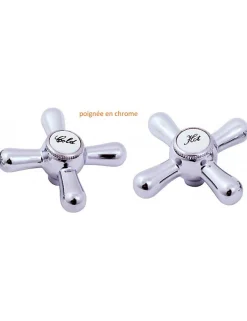 Rav Mélangeur bidet MOA avec siphon en laiton chromé* Robinet De Bidet