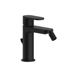 Kiamami Valentina Mélangeur Bidet Noir Mat Avec Aérateur Pivotant Amalfi