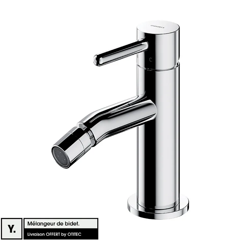 Otitec Mélangeur de bidet - Chrome - Y