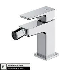 Otitec Mélangeur de bidet - Chrome - PARMA* Robinet De Bidet