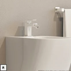 Otitec Mélangeur de bidet - Chrome - PARMA* Robinet De Bidet