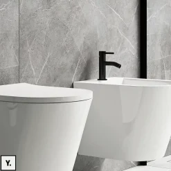 Otitec Mélangeur de bidet - Couleur Noir - Y* Robinet De Bidet