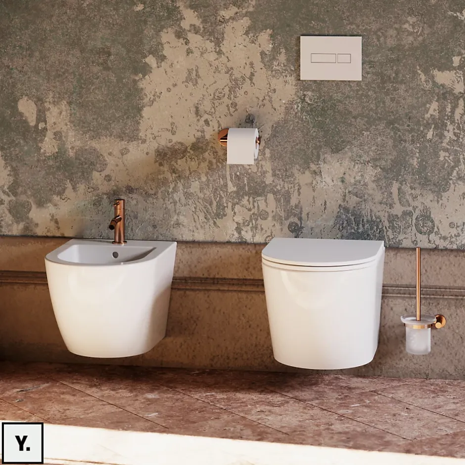 Otitec Mélangeur de bidet - Cuivre Brossé - Y