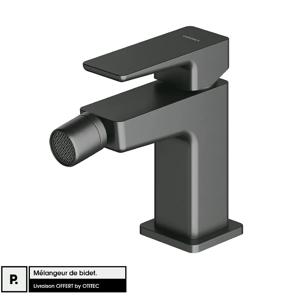 Otitec Mélangeur de bidet - Graphite - PARMA