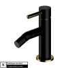 Otitec Mélangeur de bidet - Noir & Or - Y* Robinet De Bidet