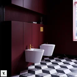 Otitec Mélangeur de bidet - Y - Blanc Mat
