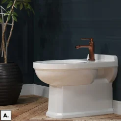 Otitec Mélangeur de bidet avec Bonde OFFERT - ARMANCE - Or* Robinet De Bidet