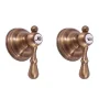 Rav Mélangeur de douche encastrable rétro MOA laiton bronze* Colonne De Douche Encastrable