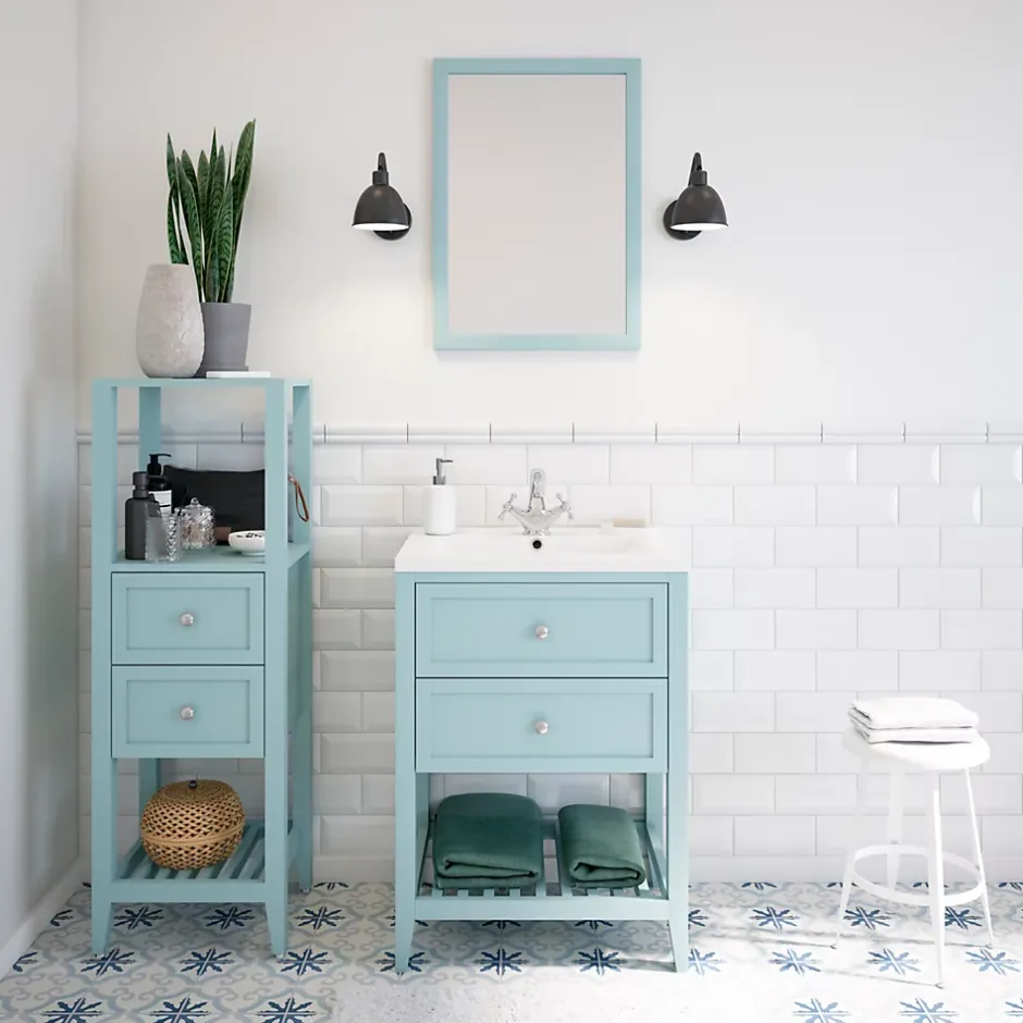 GoodHome Mélangeur de lavabo en laiton chromé Etel* Robinet Lavabo Et Vasque