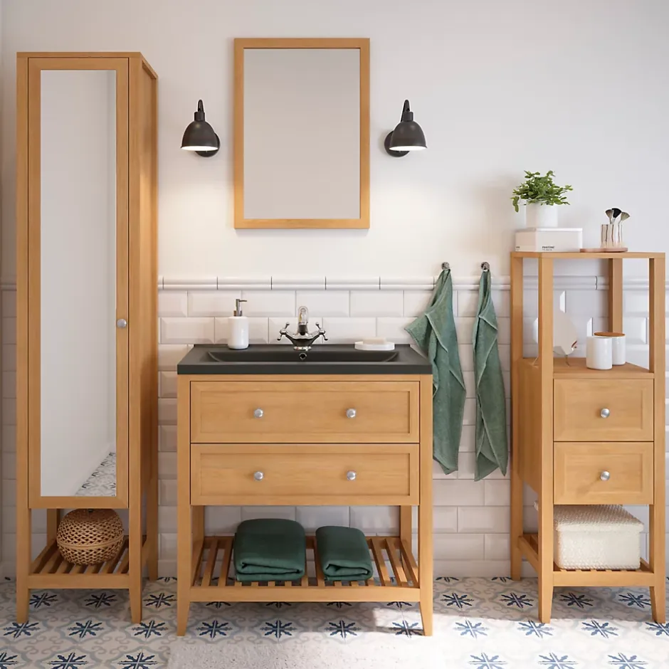 GoodHome Mélangeur de lavabo en laiton chromé Etel* Robinet Lavabo Et Vasque