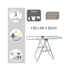 MSV Etendoir Amovible Alu et Acier 13M* Etendoir À Linge