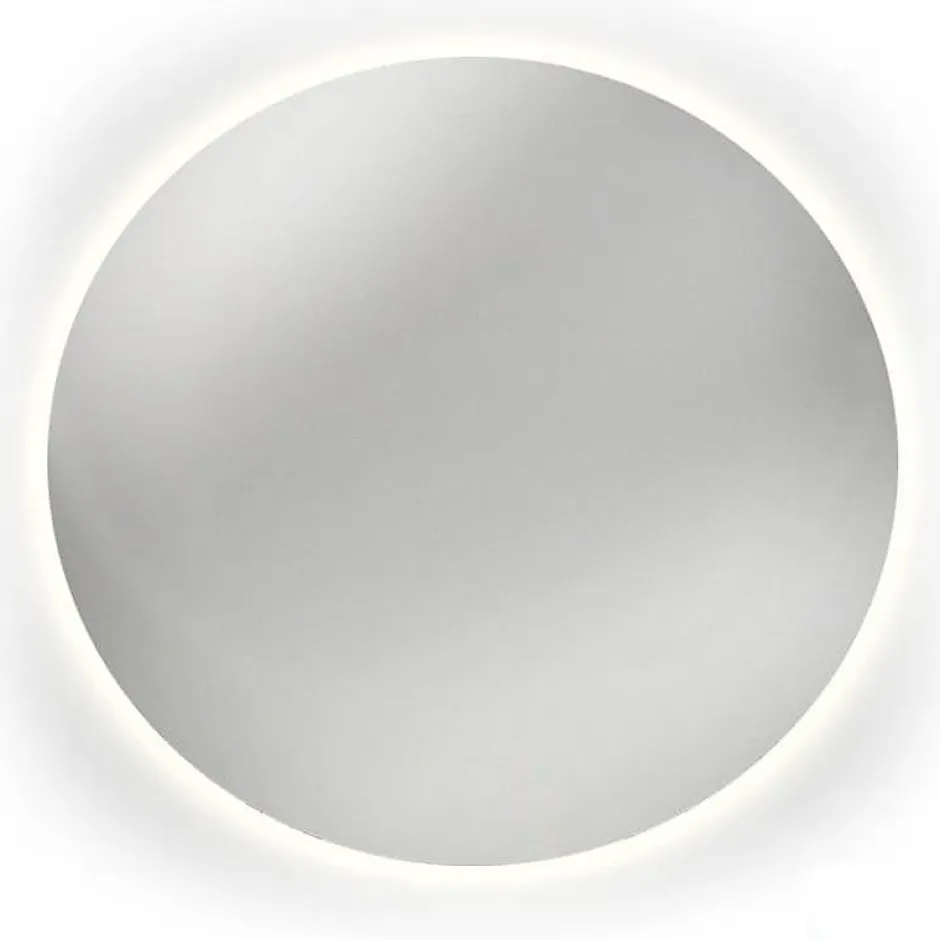 Naturel Iluxit Miroir rond avec éclairage LED 60x60 cm (ZIL60KLED)* Miroir Simple