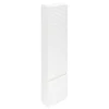 Naturel Meuble colonne suspendue salle de bain strié Savona 40,2x157x21,7 cm blanc brillant (SAVONAV40BI)