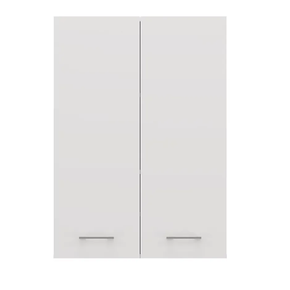 Autres NELLIO - Armoire de toilette murale - Meuble Salle de bain à suspendre - 64x30x90 cm - Rangement* Armoire De Salle De Bains