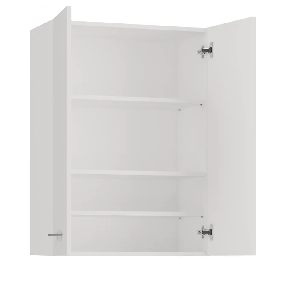 Autres NELLIO - Armoire de toilette murale - Meuble Salle de bain à suspendre - 64x30x90 cm - Rangement* Armoire De Salle De Bains