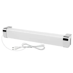 Nettlife applique miroir LED avec prise 10W blanc neutre 4000K chrome