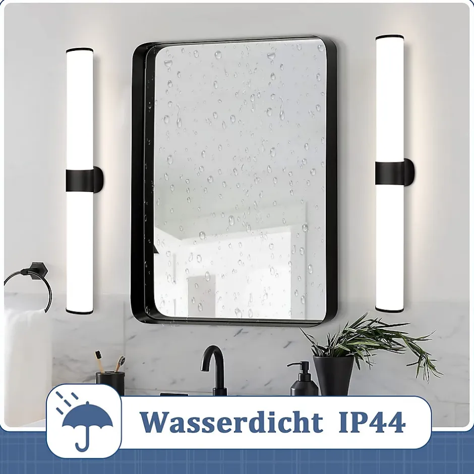 Nettlife applique miroir LED 15W 60cm blanc neutre 4000K noir
