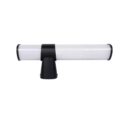 Nettlife 6W 30CM LED Salle de Bain IP44 Blanc Neutre 4000K Lampe Miroir Noir Moderne* Miroir Grossissant Lumineux