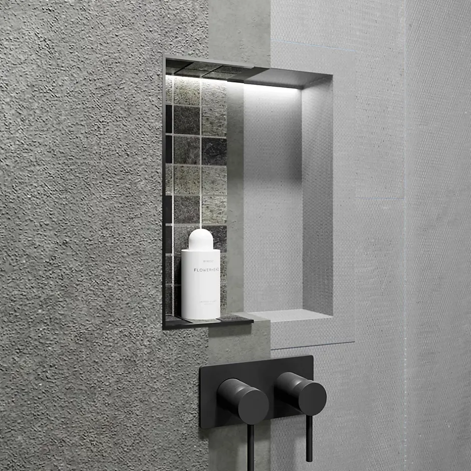 U-tile Niche de douche à carreler - format intérieur 40 x 30 cm - 9 cm de profondeur* Niche De Salle De Bains
