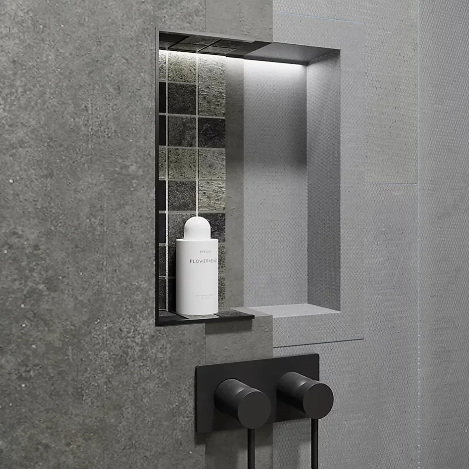 U-tile Niche de douche à carreler - format intérieur 80 x 30 cm - 9 cm de profondeur