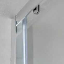Kiamami Valentina Niche de douche avec porte coulissante 100 cm en verre 6 mm - new giada* Porte De Douche