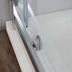 Kiamami Valentina Niche de douche avec porte coulissante 100 cm en verre 6 mm - new giada* Porte De Douche