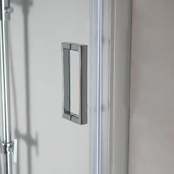 Kiamami Valentina Niche de douche avec porte coulissante 100 cm en verre 6 mm - new giada* Porte De Douche