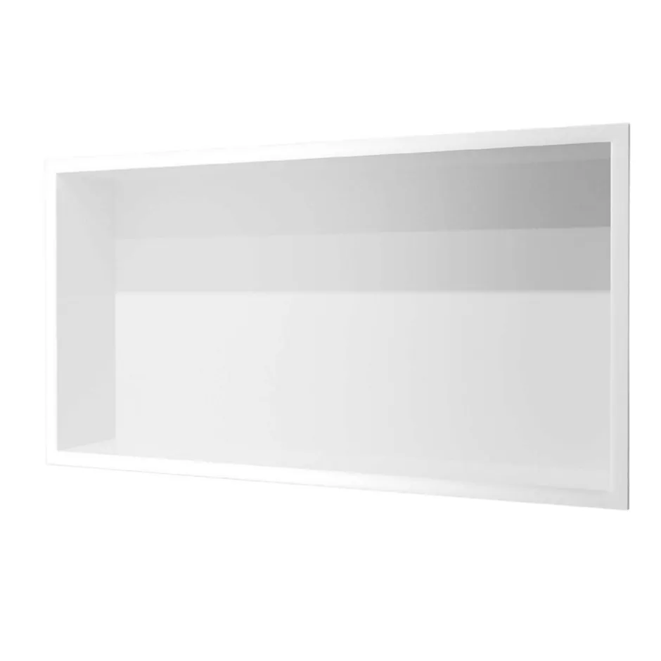 Ledimex Niche de Douche Mural 63 x 33 cm - Rangement Salle de Bain en finition Blanc Satiné - PACIFIC* Niche De Salle De Bains