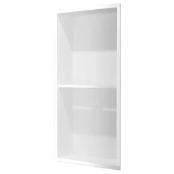 Ledimex Niche de Douche Mural 33 x 63 cm - Rangement Salle de Bain en finition Blanc Satiné - ARTIC* Niche De Salle De Bains