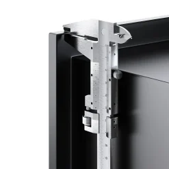 Sirhona Niche inox 900x300x100mm - Encastrée + Bac à douche + Verticale/Horizontale + Noir mat* Etagère Salle De Bains
