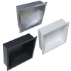 Bernstein Niche murale de douche, étagère encastrable douche acier inox - 30x30x10cm - BS303010 Blanc