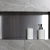 Bernstein Niche murale de douche, étagère encastrable douche acier inox, sans rebord - 60x30x10cm - BS603010 Acier brossé