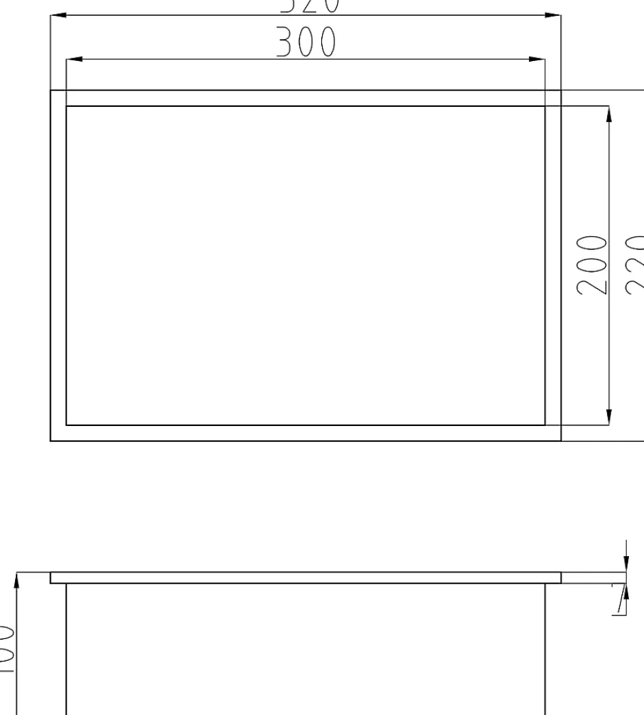 Bernstein Niche murale de douche, étagère encastrable douche acier inox - 30x20x10cm - NT203010X Acier brossé* Niche De Salle De Bains