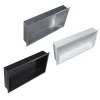 Bernstein Niche murale de douche, étagère encastrable douche acier inox - 60x30x10cm - BS603010 Noir