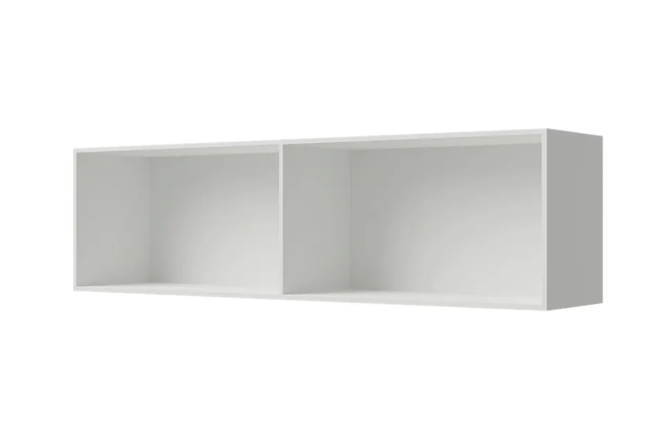 Bernstein Niche Murale Douche Blanche Fonte minérale étagère Rangement Douche Salle de Bain encastrable BA2520, H.25xP.20xL.90cm, Blanc mat