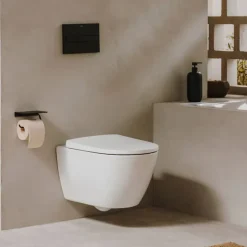 Roca Ona cuvette sans bride et fixations invisibles + abattant Soft Close (Onarimless)