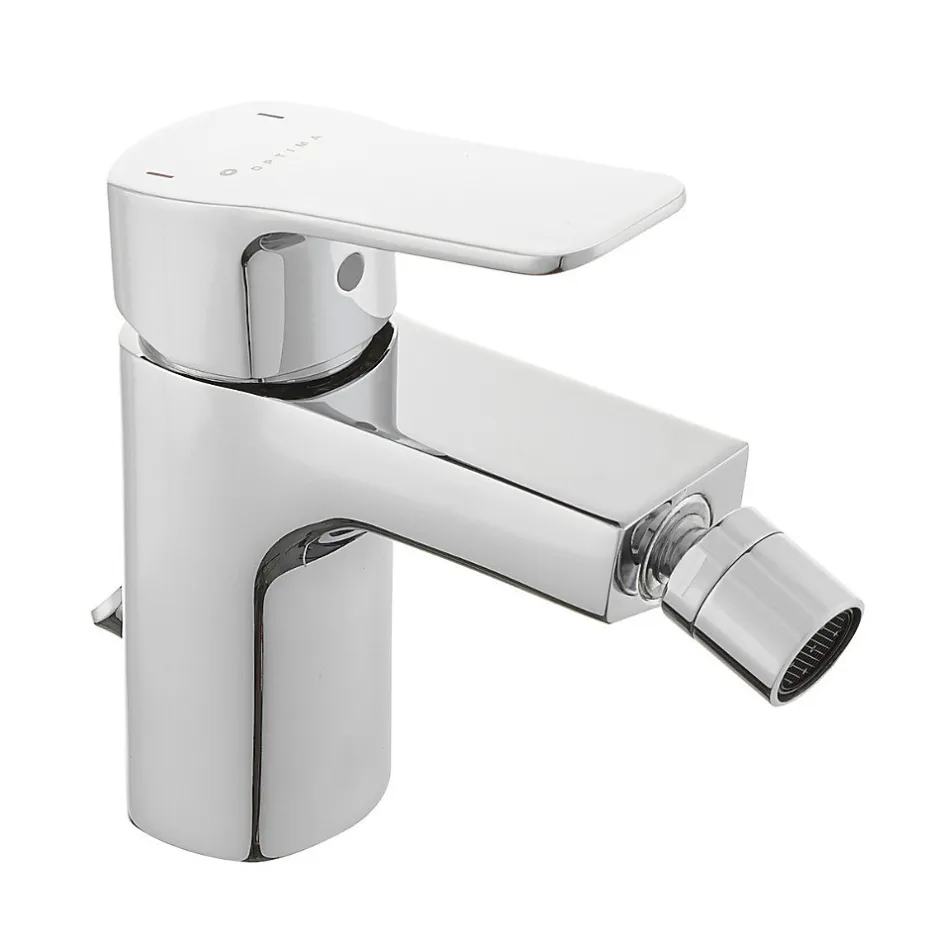Siko Optima Cube Way by Mitigeur bidet avec bec chromé et tirette, chrome (CU235)* Robinet De Bidet