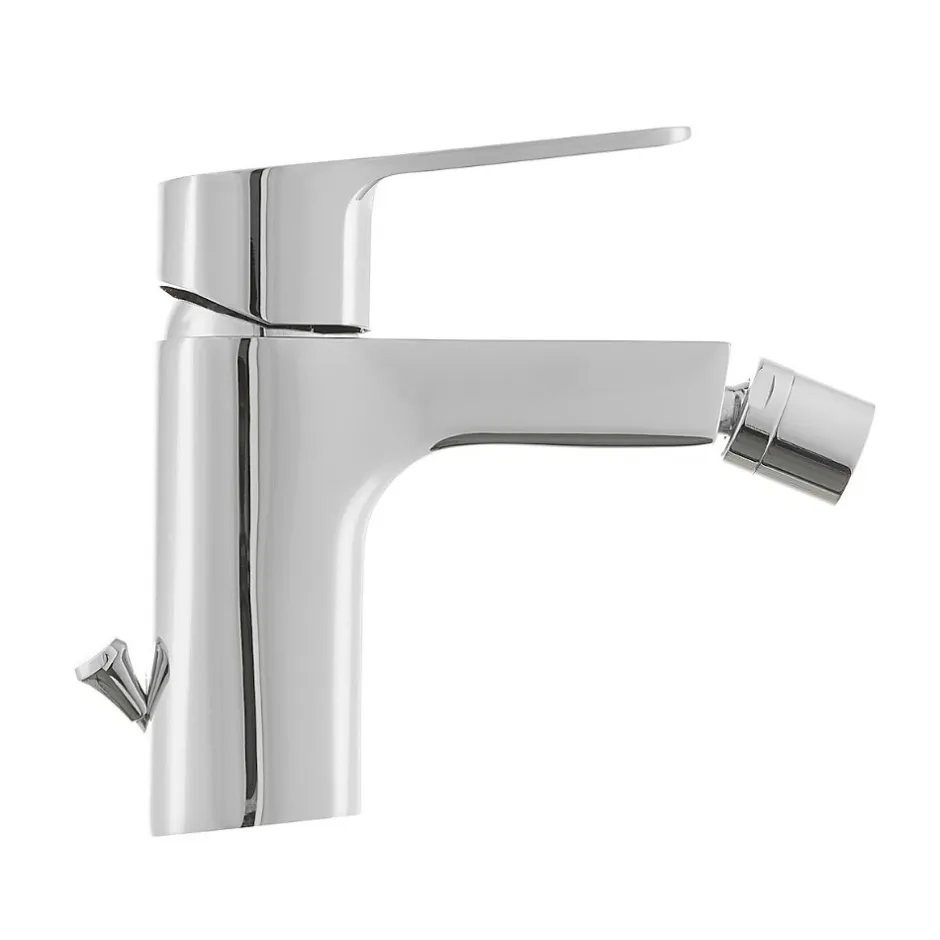 Siko Optima Cube Way by Mitigeur bidet avec bec chromé et tirette, chrome (CU235)* Robinet De Bidet