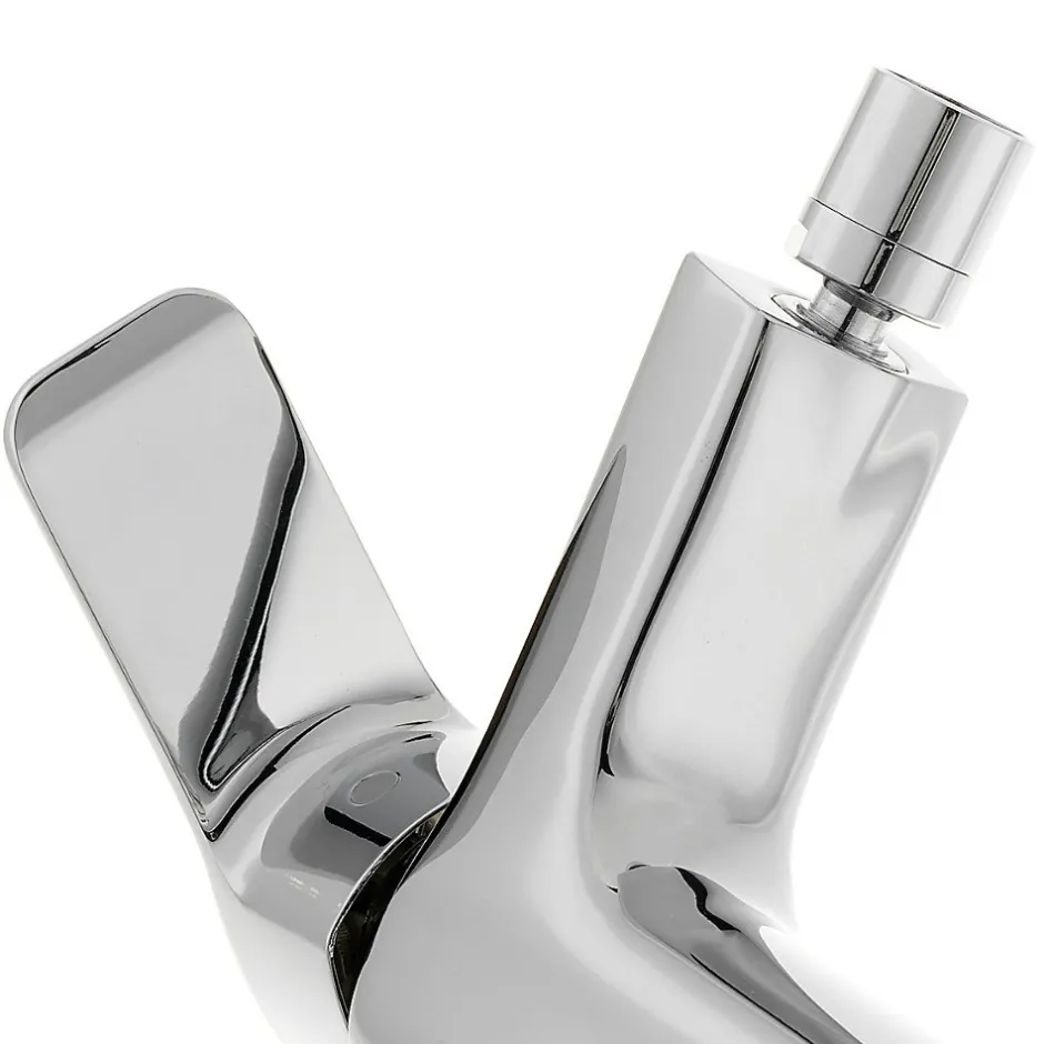 Siko Optima Cube Way by Mitigeur bidet avec bec chromé et tirette, chrome (CU235)* Robinet De Bidet
