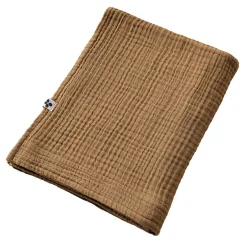 Altobuy OUREA - Serviette de Bain 90x150cm Gaze de Coton Camel