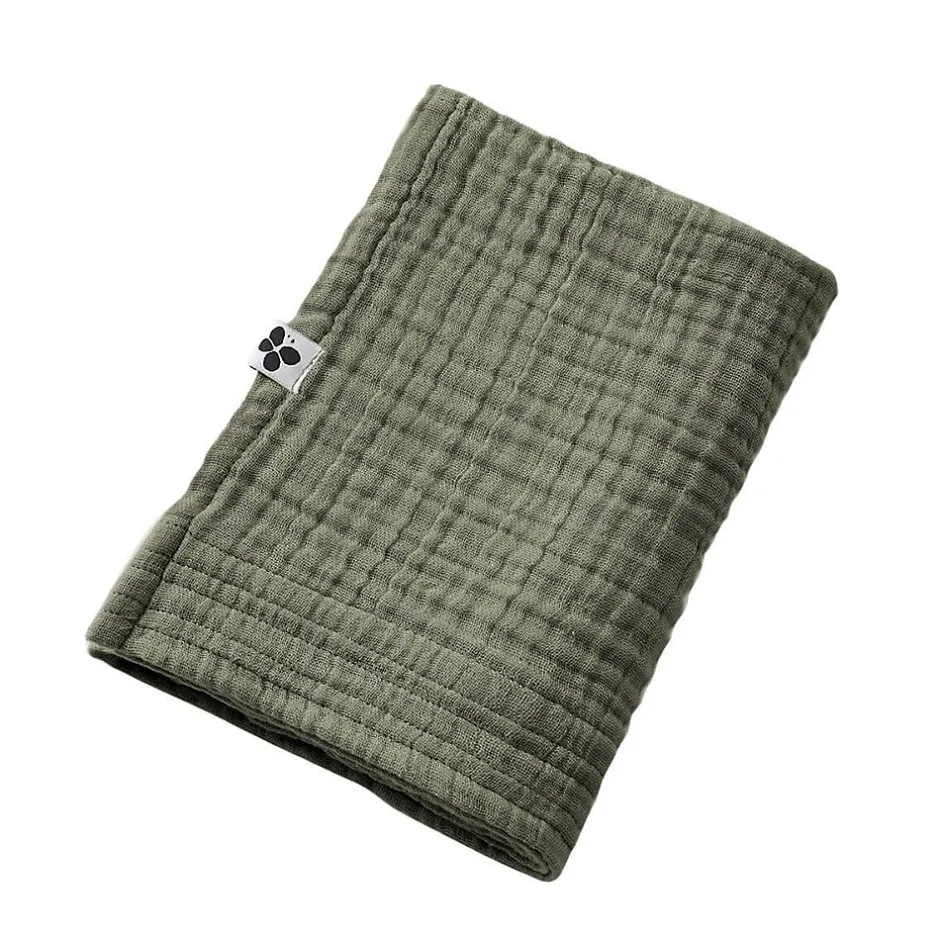 Altobuy OUREA - Serviette de Toilette 50x90cm Gaze de Coton Romarin* Serviette De Toilette