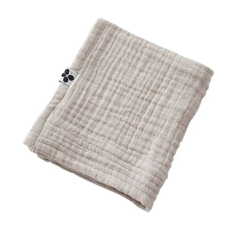 Altobuy OUREA - Serviette Invité 30x50cm Gaze de Coton Pampa* Serviette De Toilette