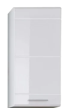 Chb Collection Ozem - Meuble haut salle de bain en mélaminé blanc L/H/P 37 / 77 / 23 cm