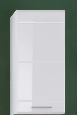 Chb Collection Ozem - Meuble haut salle de bain en mélaminé blanc L/H/P 37 / 77 / 23 cm