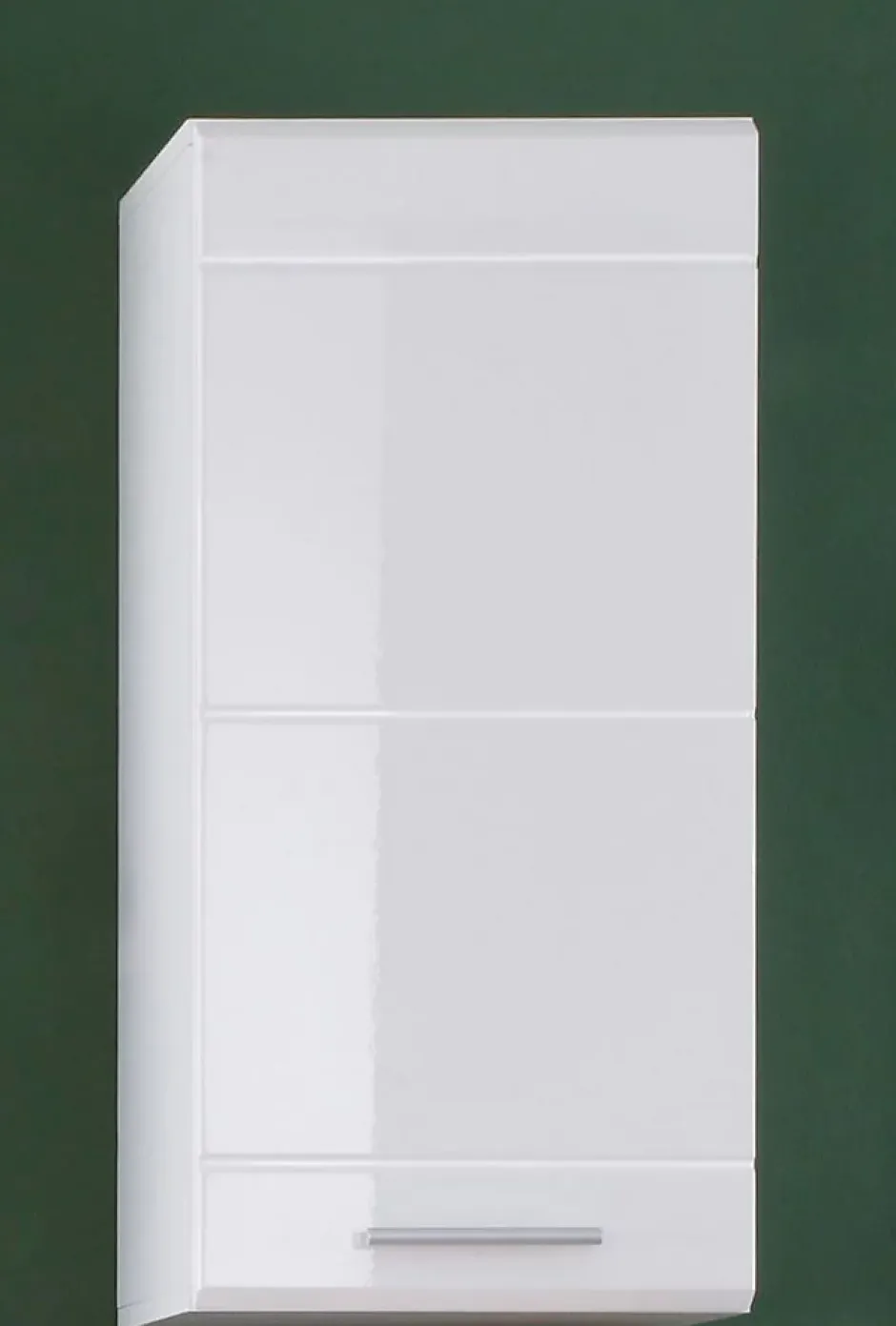 Chb Collection Ozem - Meuble haut salle de bain en mélaminé blanc L/H/P 37 / 77 / 23 cm