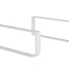 T-Bath Pack 2 supports porte-serviettes pour plan de toilette - blanc mat