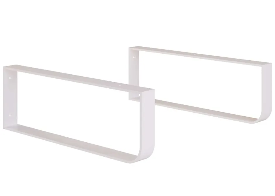 T-Bath Pack 2 supports porte-serviettes pour plan de toilette - chromé brillant