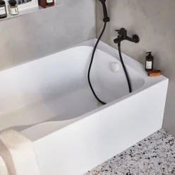 Jacob Delafon Pack baignoire bain douche 170 x 90 Malice version droite + tablier en niche