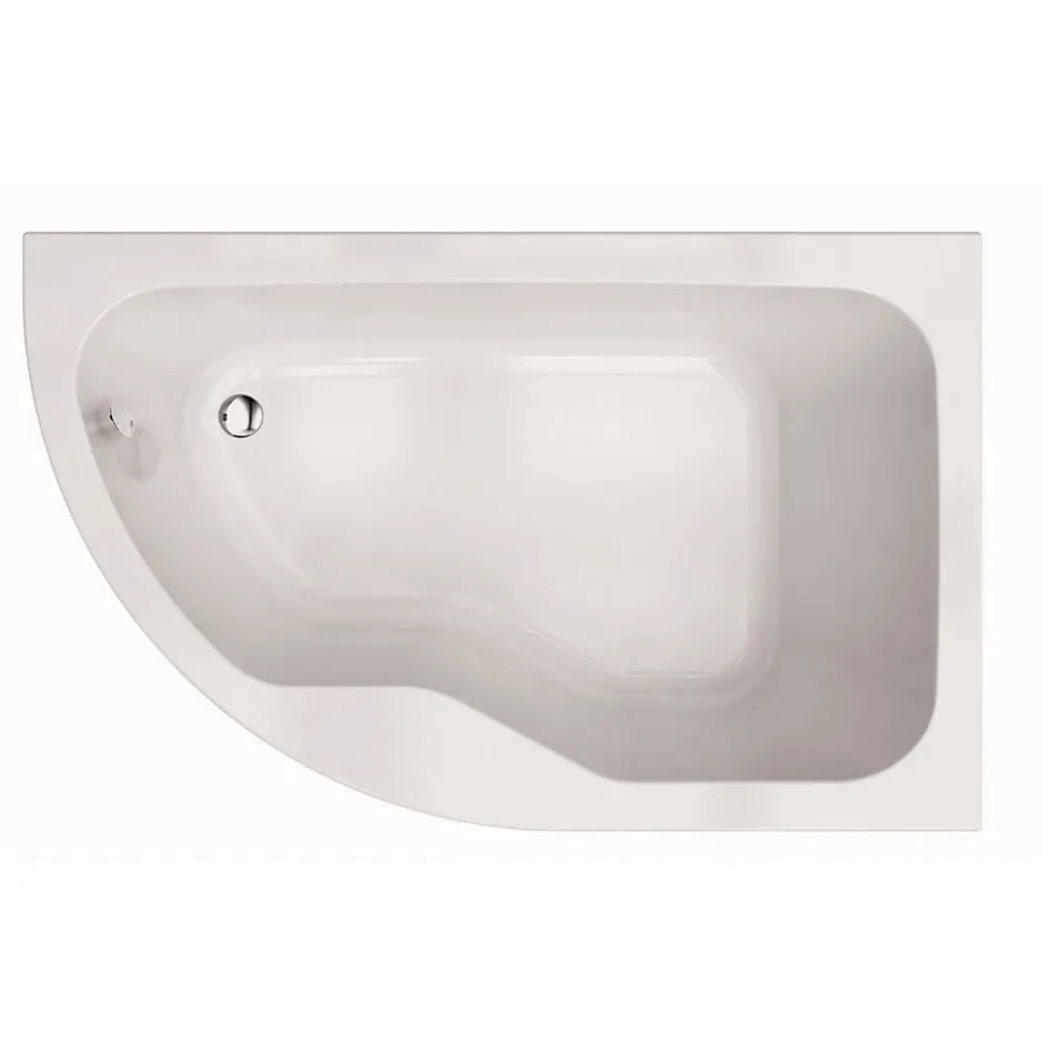 Sanitaire Pack Baignoire POP asymétrique 160x100 angle à droite avec tablier* Baignoire Asymétrique